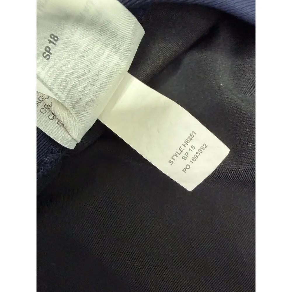 J.Crew Maggie Baby Bow Back One Piece Swimsuit Navy Size 16